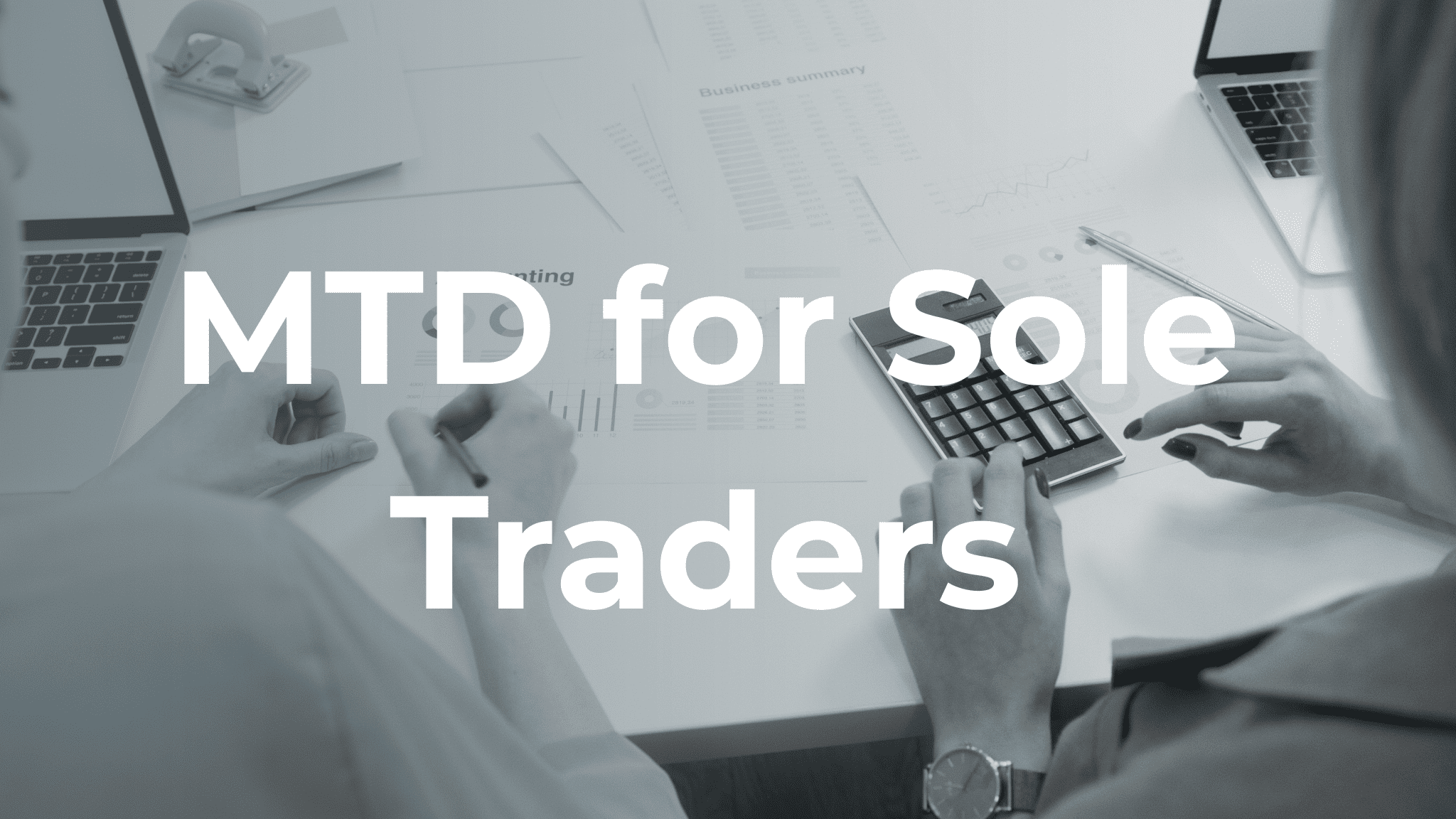 Mtd for sole trade